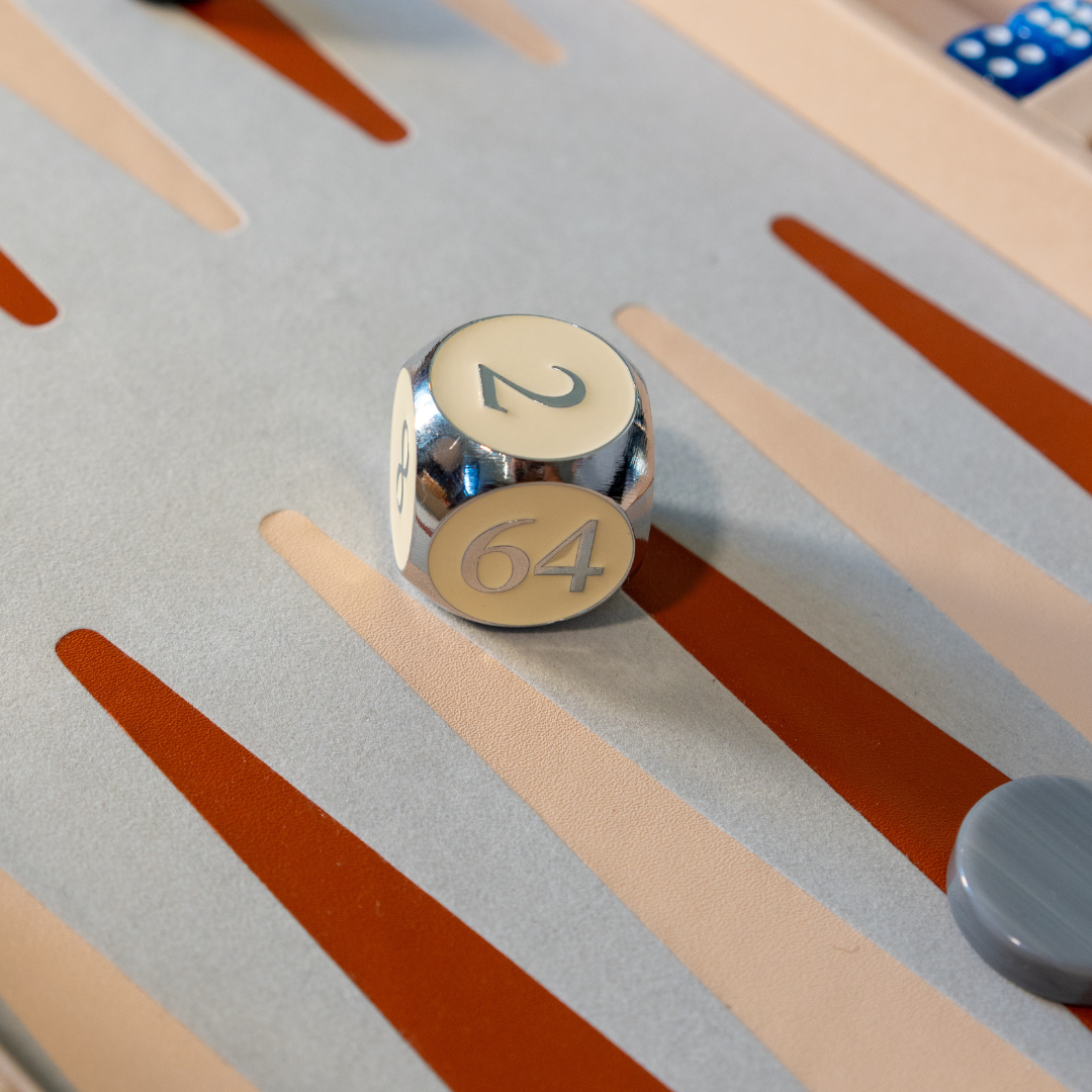 Photo Backgammon Beige